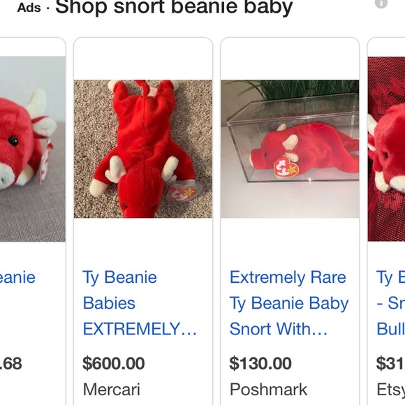 TY BEANIE BABY SNORT - Picture 2 of 6